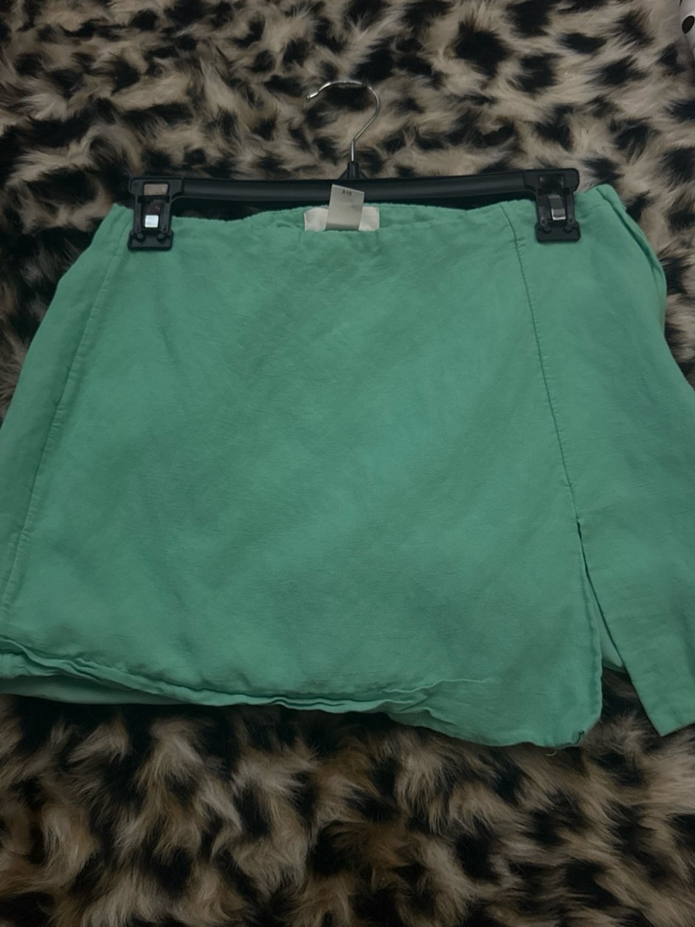 H&M Mint Green Wrap-Style Skort
